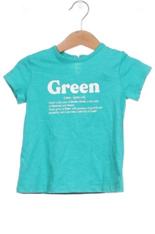 Детска тениска Fagottino By Oviesse, Размер 18-24m/ 86-98 см, Цвят Зелен, Цена 8,80 лв.