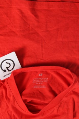 Παιδικό μπλουζάκι H&M, Μέγεθος 12-13y/ 158-164 εκ., Χρώμα Κόκκινο, Τιμή 4,33 €