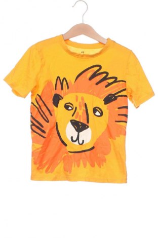 Tricou pentru copii H&M, Mărime 4-5y/ 110-116 cm, Culoare Galben, Preț 18,37 Lei