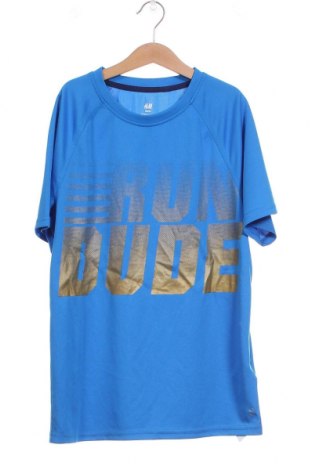 Kinder T-Shirt H&M Sport, Größe 12-13y/ 158-164 cm, Farbe Blau, Preis 6,61 €