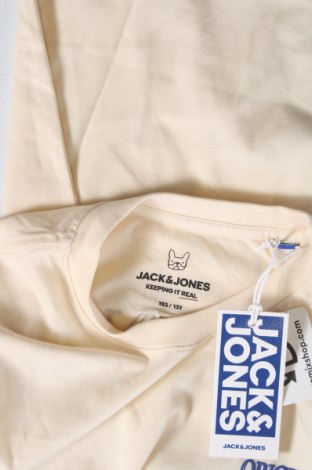 Детска тениска Jack & Jones, Размер 11-12y/ 152-158 см, Цвят Екрю, Цена 16,50 лв.