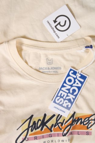 Παιδικό μπλουζάκι Jack & Jones, Μέγεθος 13-14y/ 164-168 εκ., Χρώμα Εκρού, Τιμή 10,21 €