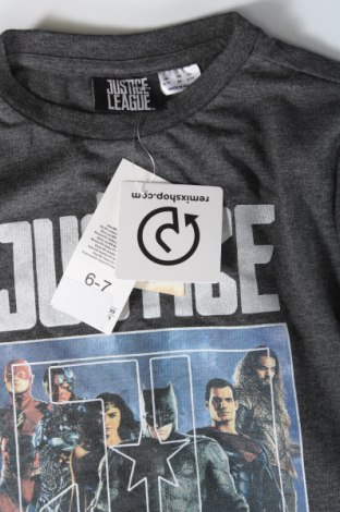 Detské tričko Justice League, Veľkosť 6-7y/ 122-128 cm, Farba Sivá, Cena  4,92 €