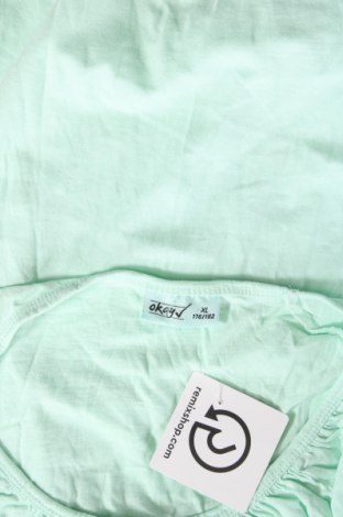 Dziecięcy T-shirt Okay, Rozmiar 15-18y/ 170-176 cm, Kolor Zielony, Cena 19,19 zł