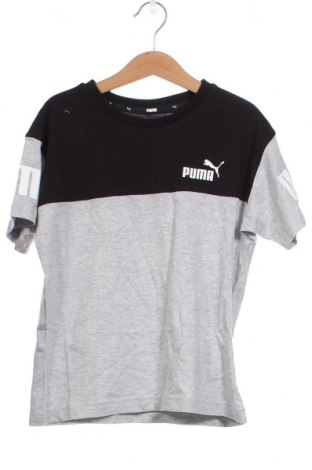 Kinder T-Shirt PUMA, Größe 7-8y/ 128-134 cm, Farbe Grau, Preis 8,66 €