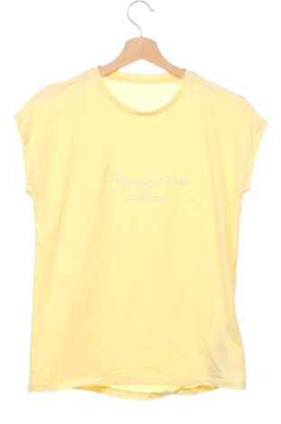 Детска тениска Pepe Jeans, Размер 15-18y/ 170-176 см, Цвят Жълт, Цена 38,25 лв.