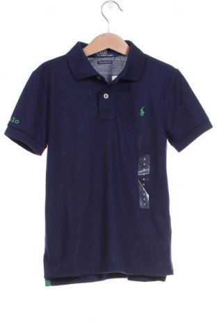 Dziecięcy T-shirt Polo By Ralph Lauren, Rozmiar 5-6y/ 116-122 cm, Kolor Niebieski, Cena 92,76 zł