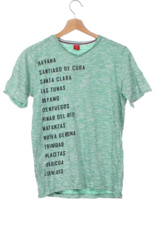 Tricou pentru copii S.Oliver, Mărime 13-14y/ 164-168 cm, Culoare Verde, Preț 29,60 Lei