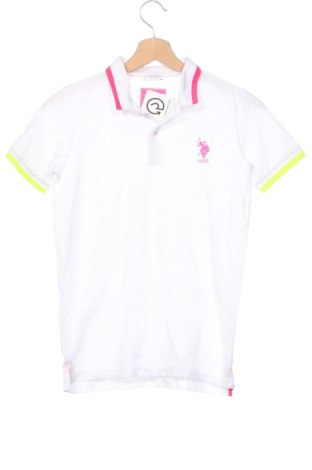 Kinder T-Shirt U.S. Polo Assn., Größe 11-12y/ 152-158 cm, Farbe Weiß, Preis 15,31 €