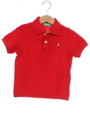 Παιδικό μπλουζάκι United Colors Of Benetton, Μέγεθος 18-24m/ 86-98 εκ., Χρώμα Κόκκινο, Τιμή 9,36 €