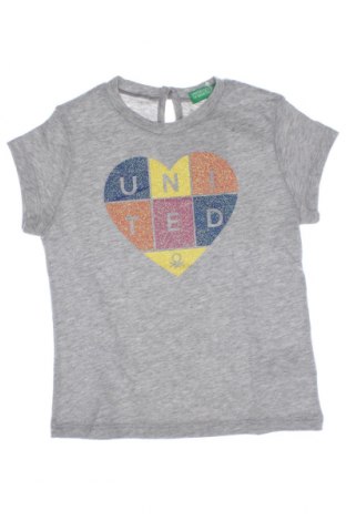 Tricou pentru copii United Colors Of Benetton, Mărime 18-24m/ 86-98 cm, Culoare Gri, Preț 43,42 Lei