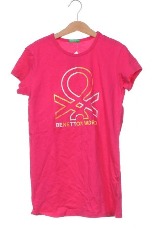 Tricou pentru copii United Colors Of Benetton, Mărime 14-15y/ 168-170 cm, Culoare Roz, Preț 29,60 Lei
