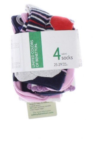 Kinder Socken United Colors Of Benetton, Größe 5-6y/ 116-122 cm, Farbe Mehrfarbig, Preis 11,34 €