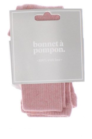 Kinderstrumpfhose Bonnet A Pompon, Größe 12-18m/ 80-86 cm, Farbe Rosa, Preis 13,40 €