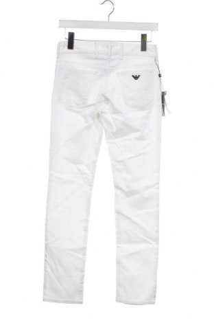 Dziecięce jeansy Emporio Armani, Rozmiar 10-11y/ 146-152 cm, Kolor Biały, Cena 278,54 zł