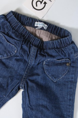 Dziecięce jeansy Vertbaudet, Rozmiar 3-6m/ 62-68 cm, Kolor Niebieski, Cena 44,58 zł