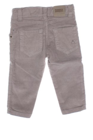 Παιδικό κοτλέ παντελόνι Bonnet A Pompon, Μέγεθος 6-9m/ 68-74 εκ., Χρώμα Γκρί, Τιμή 17,53 €