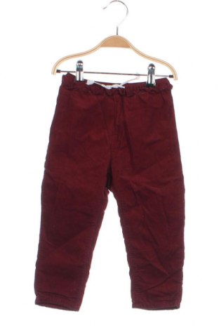 Pantaloni de catifea reiată, pentru copii H&M, Mărime 12-18m/ 80-86 cm, Culoare Roșu, Preț 54,86 Lei