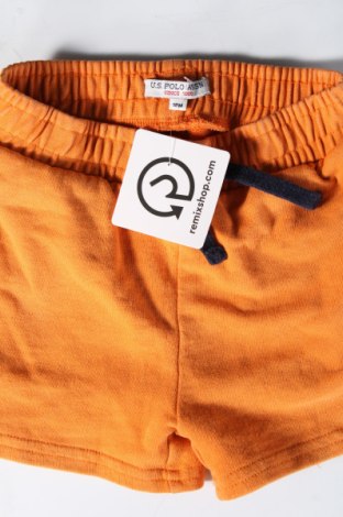 Детски къс панталон U.S. Polo Assn., Размер 12-18m/ 80-86 см, Цвят Оранжев, Цена 17,20 лв.