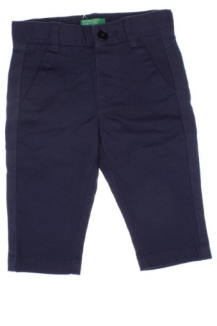 Pantaloni scurți pentru copii United Colors Of Benetton, Mărime 6-9m/ 68-74 cm, Culoare Albastru, Preț 44,29 Lei