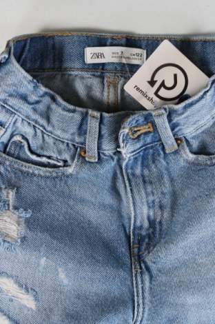 Pantaloni scurți pentru copii Zara, Mărime 6-7y/ 122-128 cm, Culoare Albastru, Preț 18,37 Lei