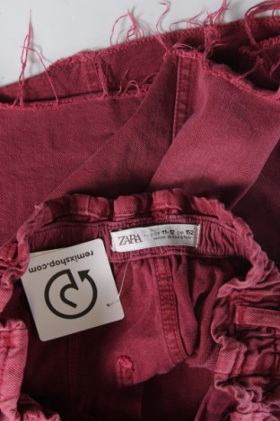Pantaloni scurți pentru copii Zara, Mărime 11-12y/ 152-158 cm, Culoare Roz, Preț 18,37 Lei