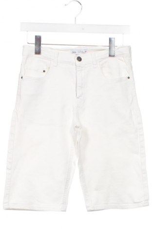 Pantaloni scurți pentru copii Zara, Mărime 13-14y/ 164-168 cm, Culoare Alb, Preț 17,95 Lei