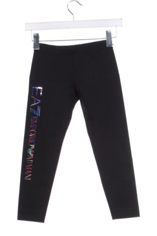 Dziecięce legginsy Emporio Armani, Rozmiar 7-8y/ 128-134 cm, Kolor Czarny, Cena 225,23 zł