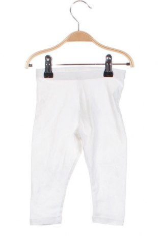 Dziecięce legginsy H&M, Rozmiar 9-12m/ 74-80 cm, Kolor Biały, Cena 24,27 zł