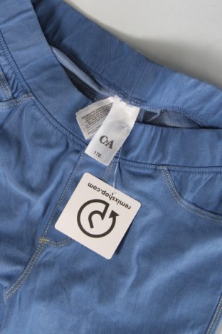 Детски панталон C&A, Размер 15-18y/ 170-176 см, Цвят Син, Цена 9,45 лв.