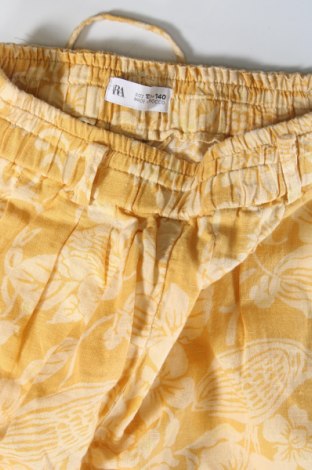 Детски панталон Zara, Размер 9-10y/ 140-146 см, Цвят Жълт, Цена 8,47 лв.