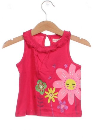 Μπλουζάκι αμάνικο παιδικό Du Pareil Au Meme, Μέγεθος 3-6m/ 62-68 εκ., Χρώμα Ρόζ , Τιμή 4,54 €