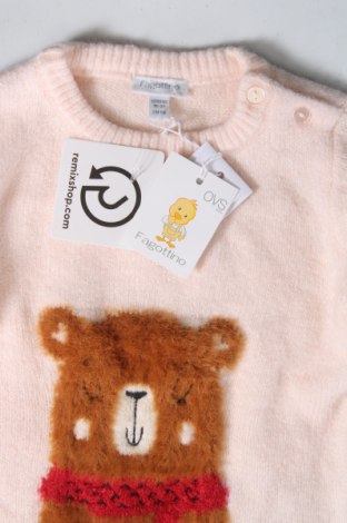 Детски пуловер Fagottino By Oviesse, Размер 18-24m/ 86-98 см, Цвят Розов, Цена 17,55 лв.