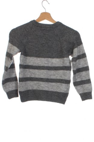 Детски пуловер Mango, Размер 7-8y/ 128-134 см, Цвят Сив, Цена 19,50 лв.