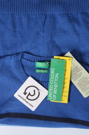 Детски пуловер United Colors Of Benetton, Размер 4-5y/ 110-116 см, Цвят Син, Цена 35,70 лв.