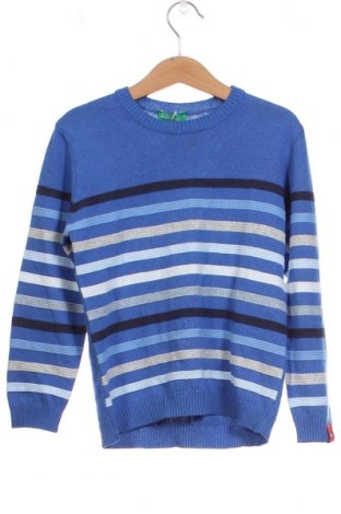 Детски пуловер United Colors Of Benetton, Размер 4-5y/ 110-116 см, Цвят Син, Цена 33,15 лв.
