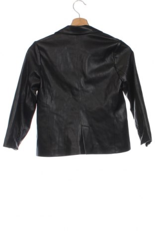 Dětská kožená bunda  Zara, Velikost 6-7y/ 122-128 cm, Barva Černá, Cena  287,00 Kč
