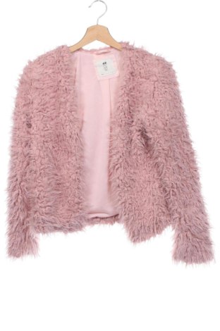 Детско палто H&M, Размер 12-13y/ 158-164 см, Цвят Розов, Цена 18,85 лв.