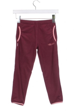 Pantaloni de trening, pentru copii Trollkids, Mărime 4-5y/ 110-116 cm, Culoare Roșu, Preț 47,37 Lei