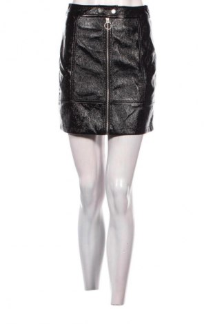 Δερμάτινη φούστα Gina Tricot, Μέγεθος XS, Χρώμα Μαύρο, Τιμή 6,19 €
