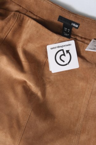Kožená sukňa  H&M, Veľkosť M, Farba Hnedá, Cena  14,80 €