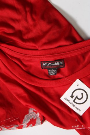Ανδρική μπλούζα Atlas For Men, Μέγεθος 3XL, Χρώμα Κόκκινο, Τιμή 5,77 €