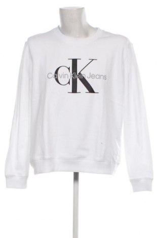 Ανδρική μπλούζα Calvin Klein Jeans, Μέγεθος 3XL, Χρώμα Λευκό, Τιμή 26,37 €