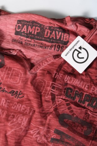 Herren Shirt Camp David, Größe XL, Farbe Rot, Preis 33,40 €