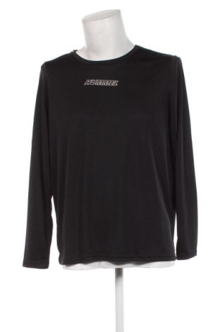 Ανδρική μπλούζα Hummel, Μέγεθος XL, Χρώμα Μαύρο, Τιμή 11,75 €