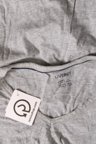 Ανδρική μπλούζα Livergy, Μέγεθος L, Χρώμα Γκρί, Τιμή 6,46 €