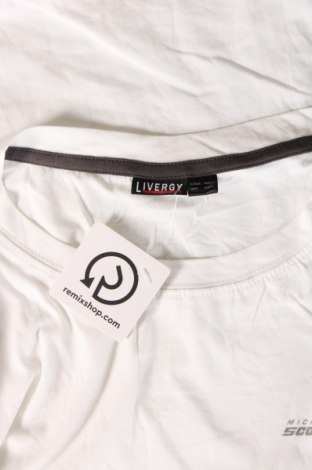 Ανδρική μπλούζα Livergy, Μέγεθος L, Χρώμα Λευκό, Τιμή 7,05 €