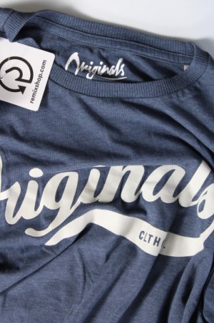 Ανδρική μπλούζα Originals By Jack & Jones, Μέγεθος M, Χρώμα Μπλέ, Τιμή 6,80 €