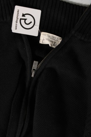 Jachetă tricotată de bărbați, Mărime L, Culoare Negru, Preț 42,69 Lei
