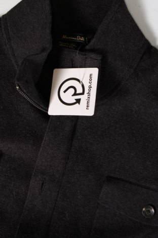 Jachetă tricotată de bărbați Massimo Dutti, Mărime XL, Culoare Gri, Preț 193,75 Lei